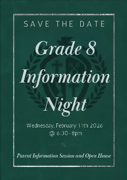 Gr. 8 Info Night @ HC